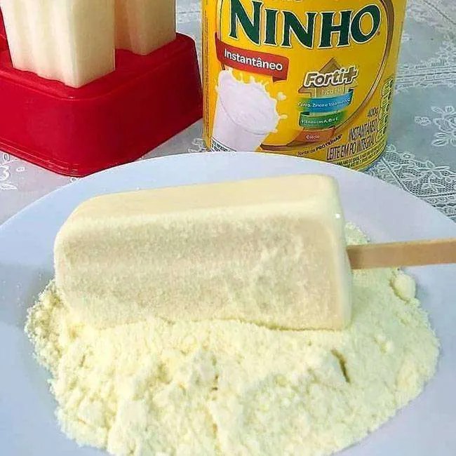 Como fazer um picolé de leite em pó em apenas 10 minutos com 3 ingredientes!