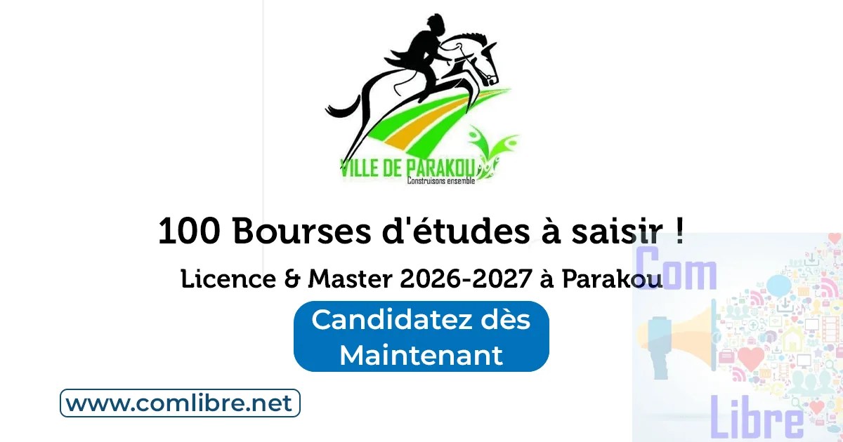 La Mairie de Parakou offre 100 bourses partielles en Licence et Master