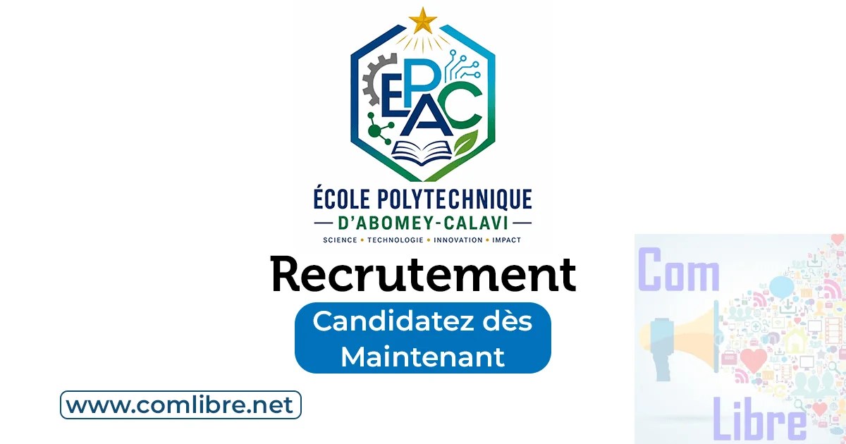 EPAC/UAC : ouverture d&rsquo;un recrutement complémentaire d&rsquo;étudiants en 1ère année pour 2026-2027 !