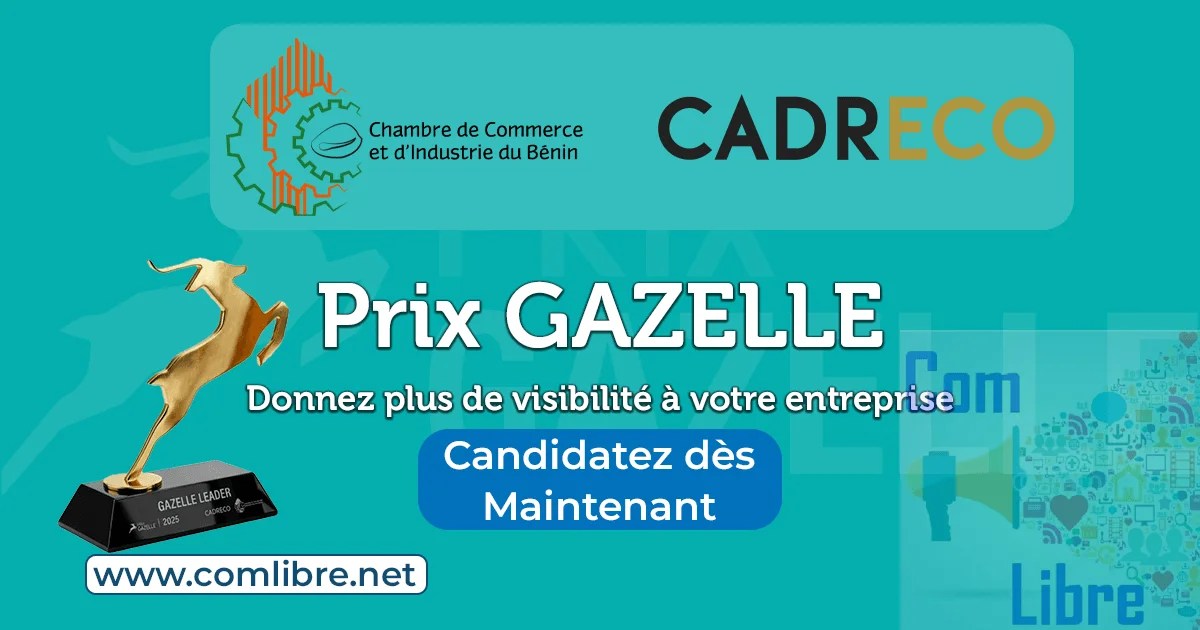 Prix GAZELLE 2026 : gagnez en visibilité et renforcez la crédibilité de votre entreprise