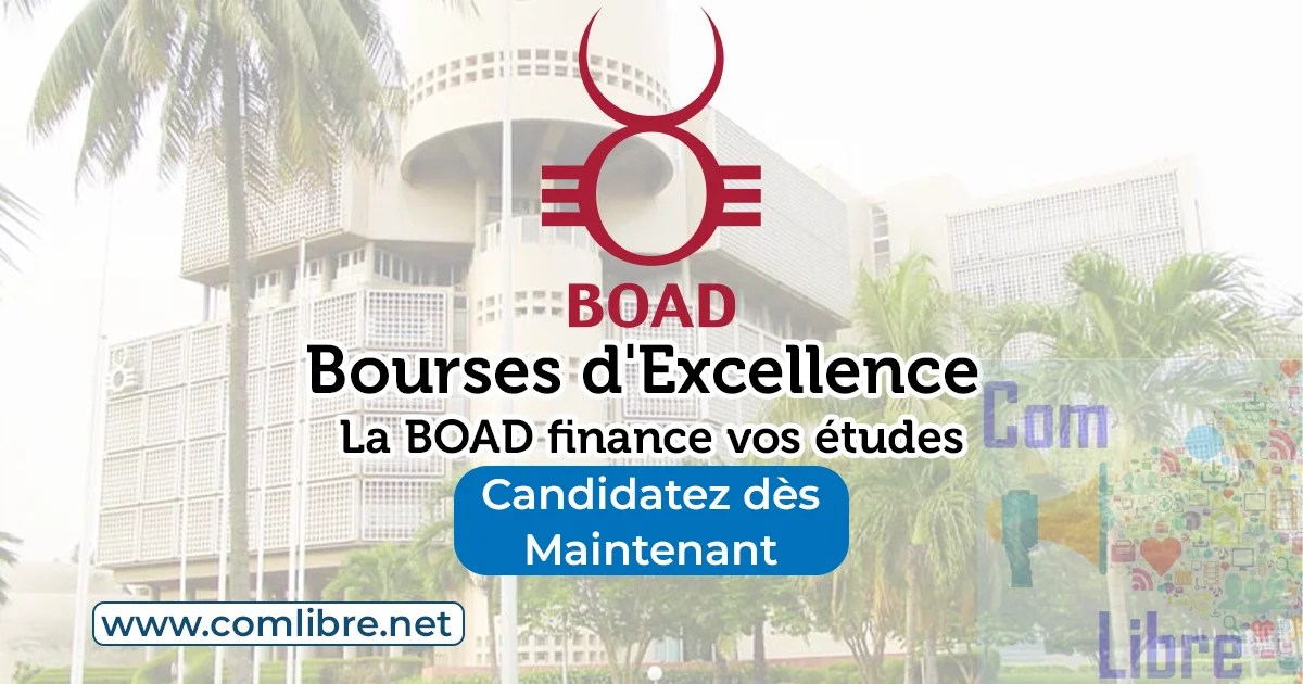 Bourses d&rsquo;excellence BOAD 2026-2027 : 80 bourses de Master et Doctorat financées jusqu&rsquo;à 2,4 millions FCFA par an !