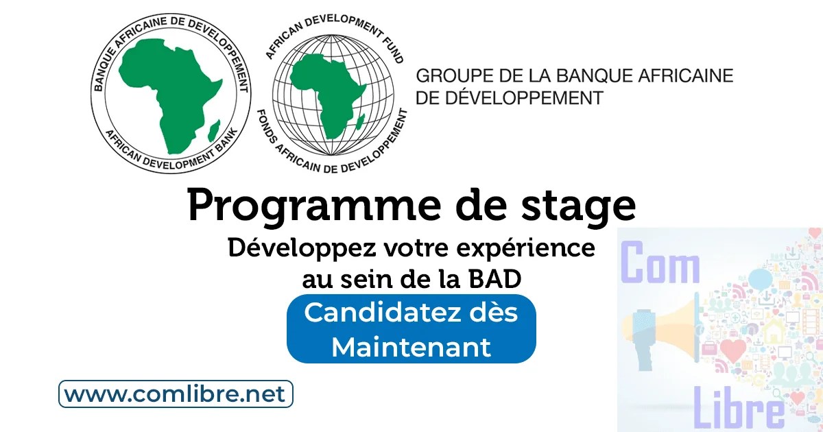 Programme de stage BAD 2027 : développez votre expérience au sein de la BAD