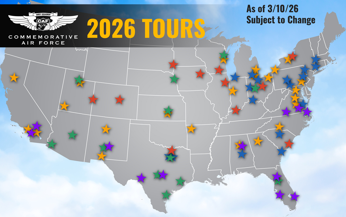 Air Force Units Begin Announcing 2026 National Tour Stops 2026 TourMap Web 3.10.26 