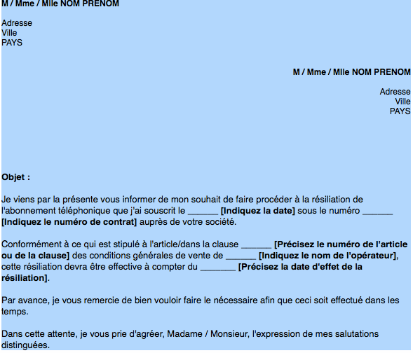 Si vous êtes titulaire d'une offre mobile, retrouvez dans . Comment Resilier Un Contrat Iam Inwi Orange