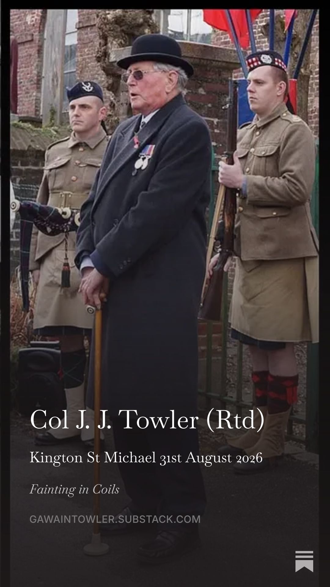 Col JJ Towler (Rtd)