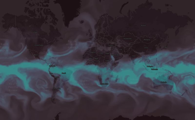 Forecast Io Precipitation Data Animated By Mapbox Maps For Developers - Download Incredible Gradient Image | 8K