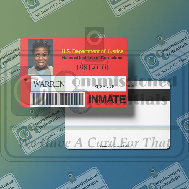 Orange is the New Black ID – Commissioned Credentials