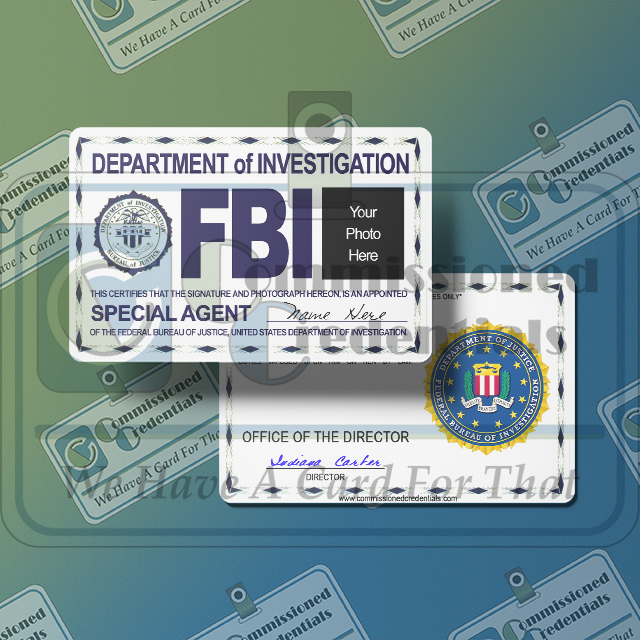 FBI ID (X-Files Vert) – Commissioned Credentials