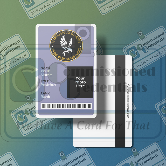 Custom SWAT ID – Commissioned Credentials