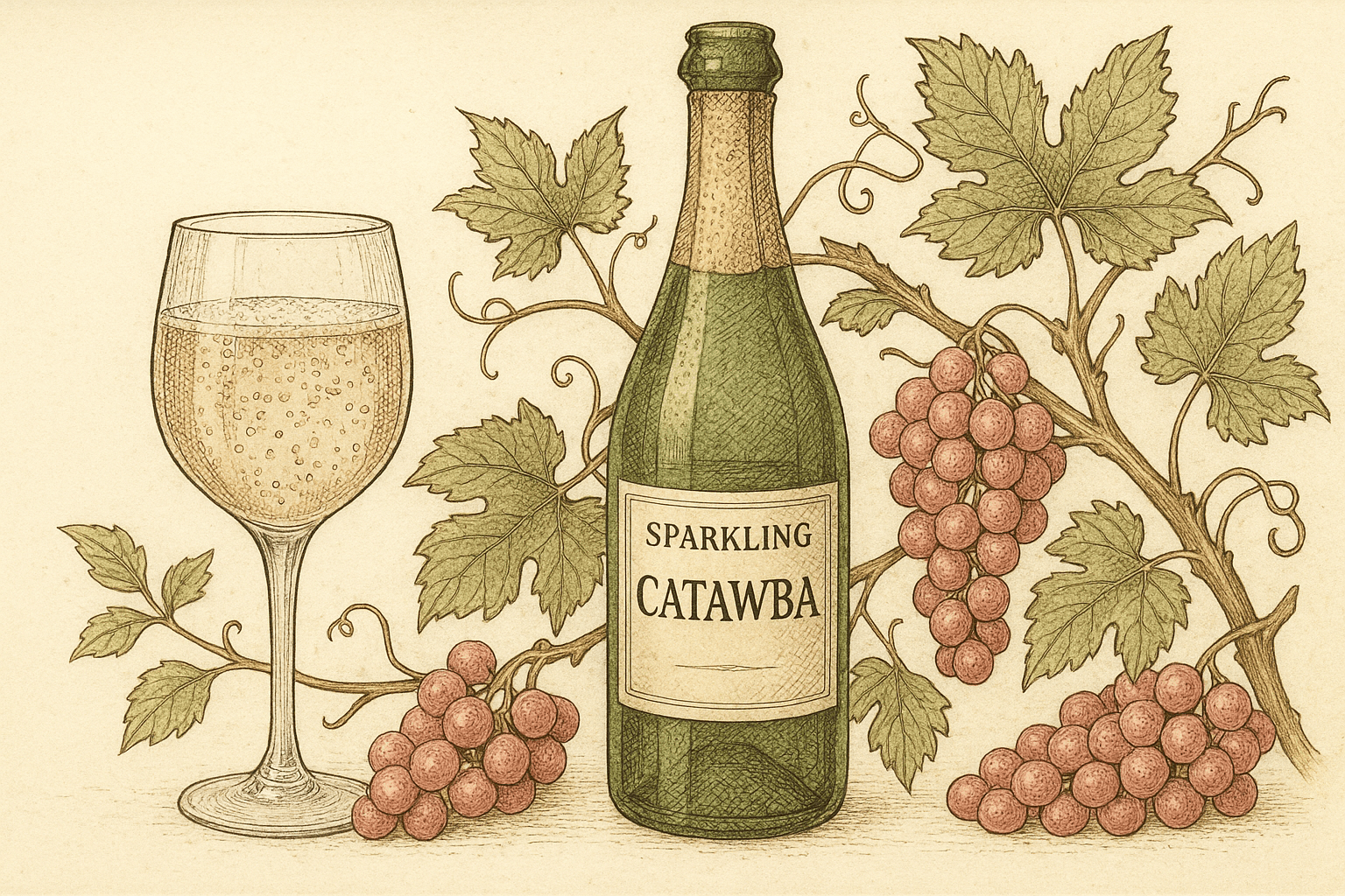 Resurrecting the indiscriminate joy of sparkling Catawba