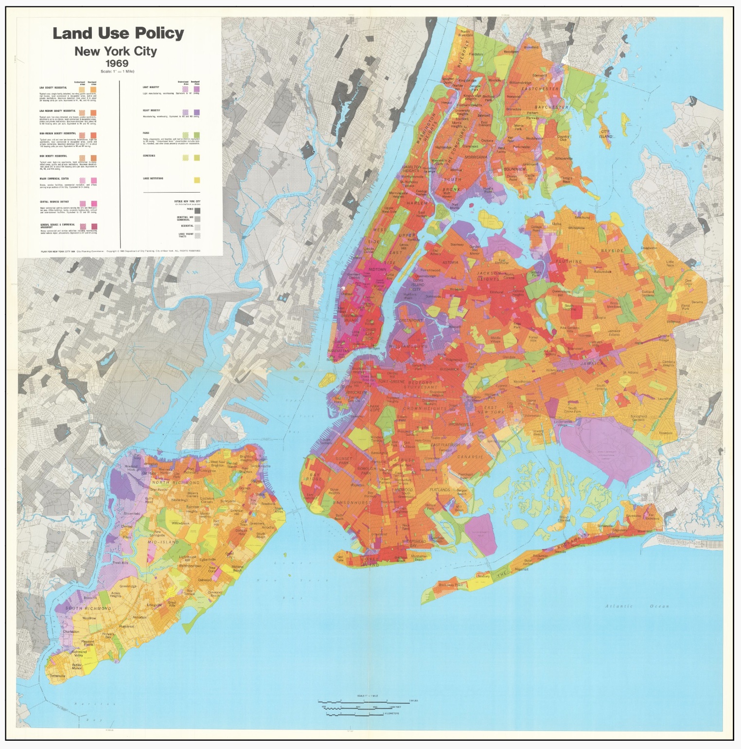 It S 2026 Time For A Plan For New York City Common Edge 1969 Land Use Map 