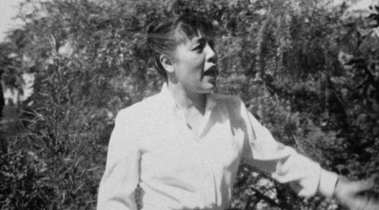 A woman giving a speech.