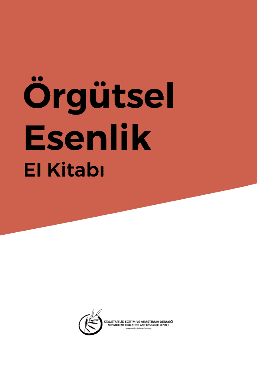 Report cover. Text reads ' Örgütsel Esenlik'.