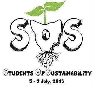 Text reads Students of Sustainability 5 to 9 July 2013