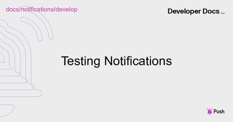 Testing Notifications - Light Illustration Collection - HD Quality