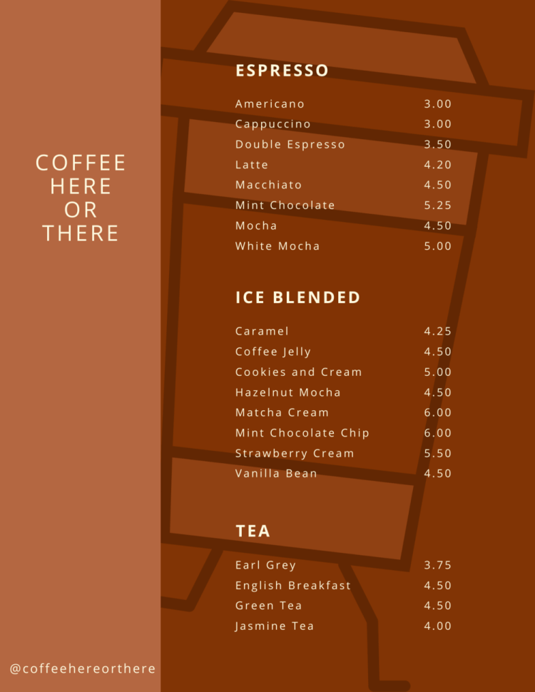 Menu -