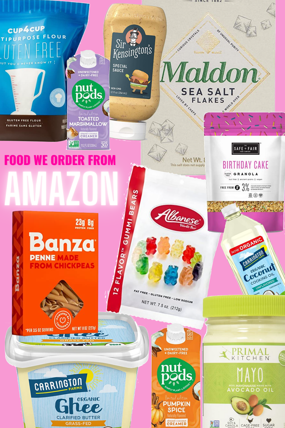 What amazon food items we order