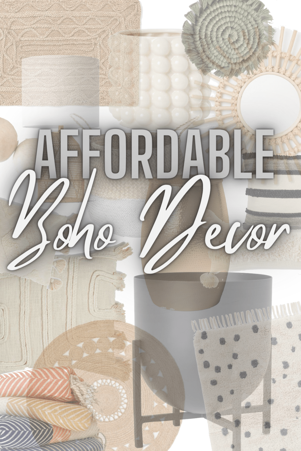 Affordable boho home decor