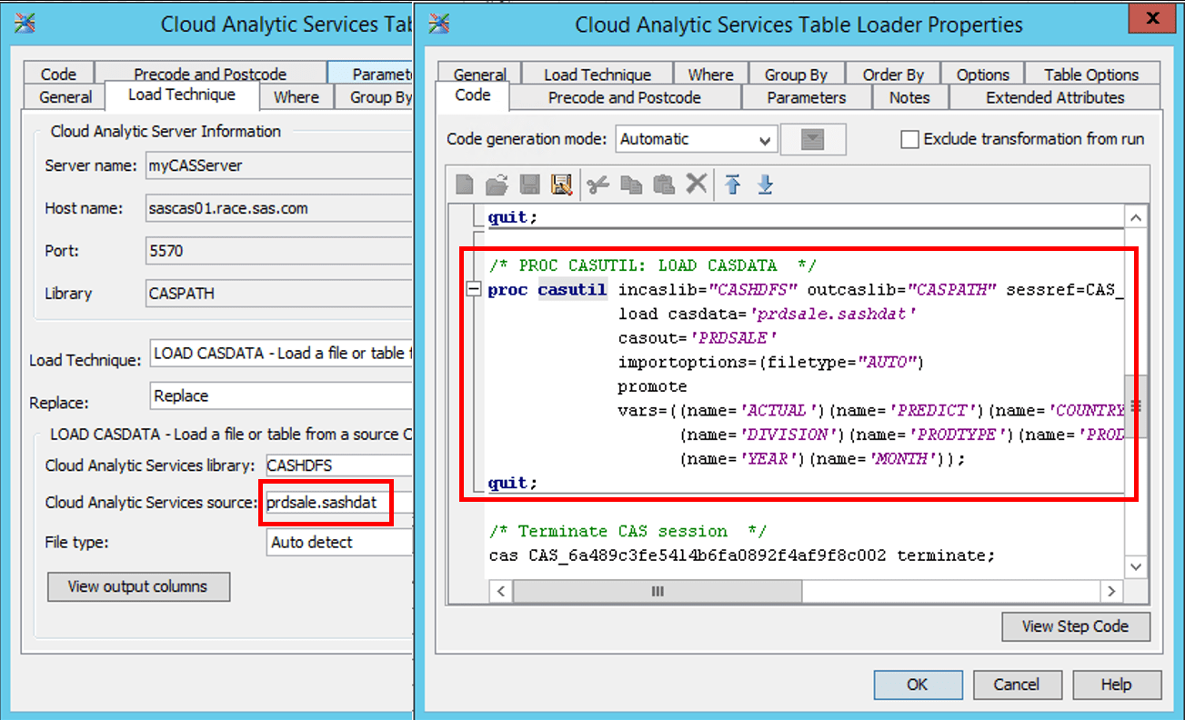 CAS And SAS Data Integration Studio 4.903 (on SAS 9.4M5) - SAS Support Communities