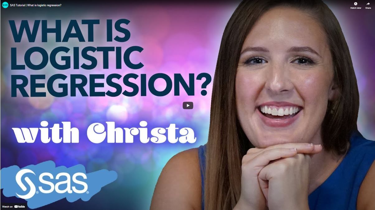 A Guide To Logistic Regression In SAS - SAS Support Communities