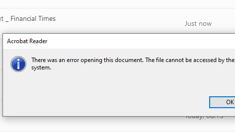 Unable To Open - Adobe Product Community - 11293171