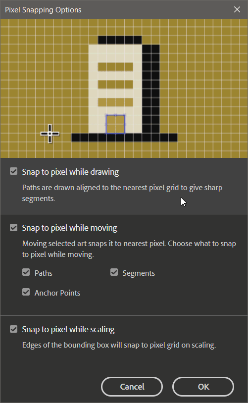 Illustrator Will. Not. Stop. Snapping To Pixels - Adobe Community - 10201991