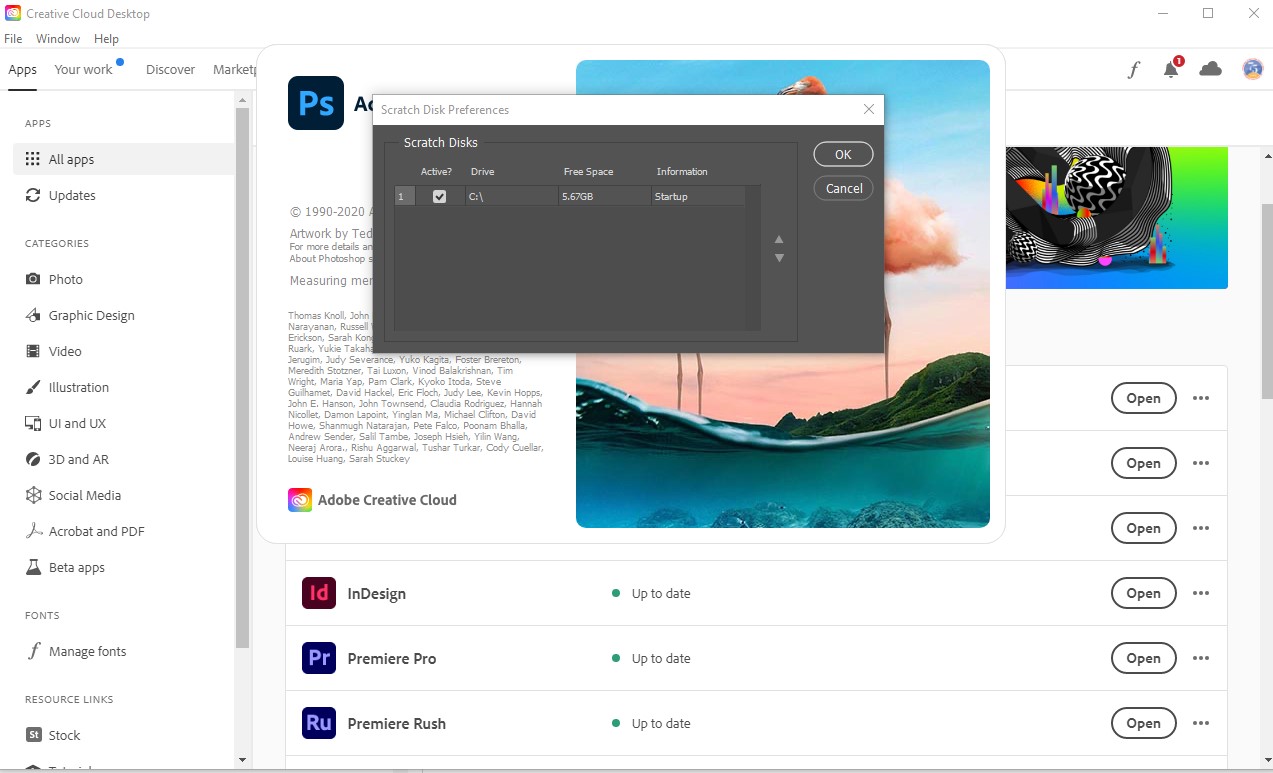 Solved: P: How To Fix Photoshop Scratch Disks Full Error? - Adobe ...