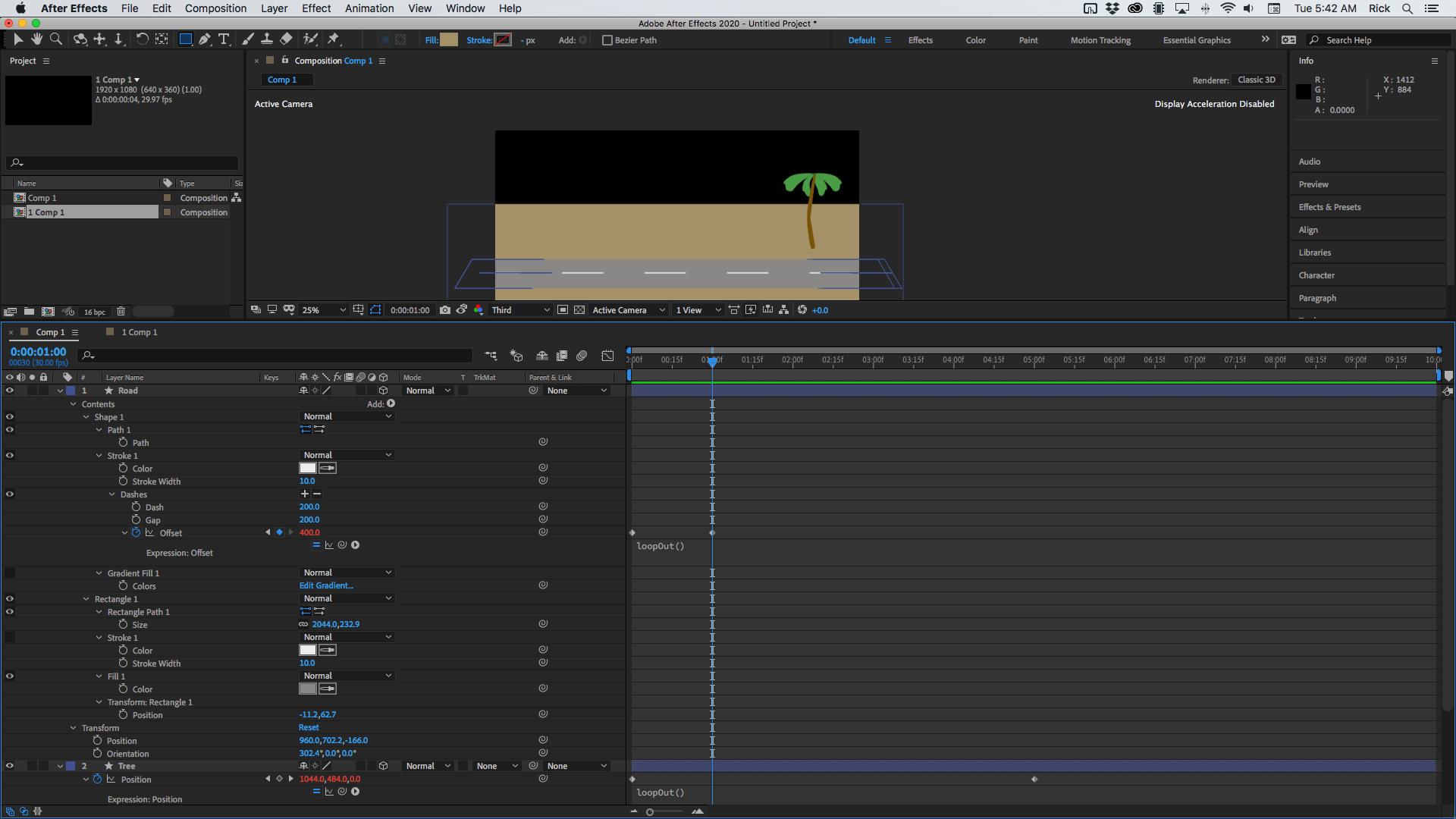Side Scrolling Animation With Expressions - Adobe Product Community ...