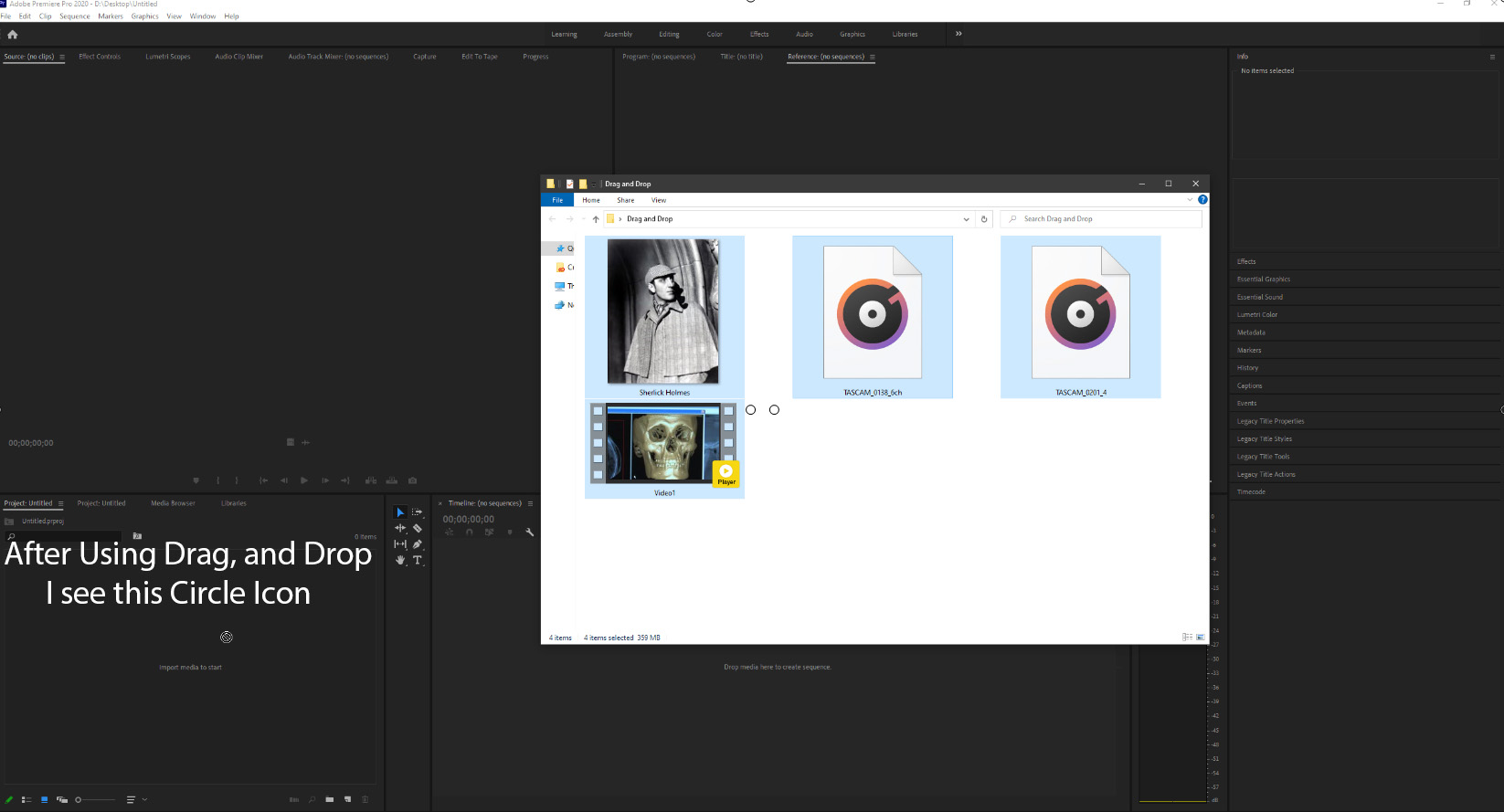 Solved: Drag And Drop Files Not Working - Adobe Product Community ...