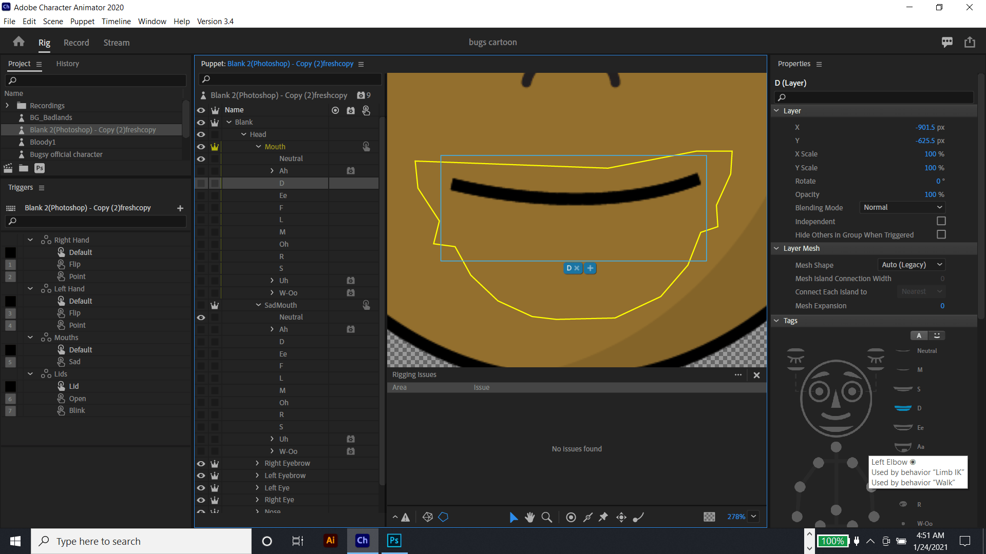 Rigging Issues - Adobe Product Community - 11779417