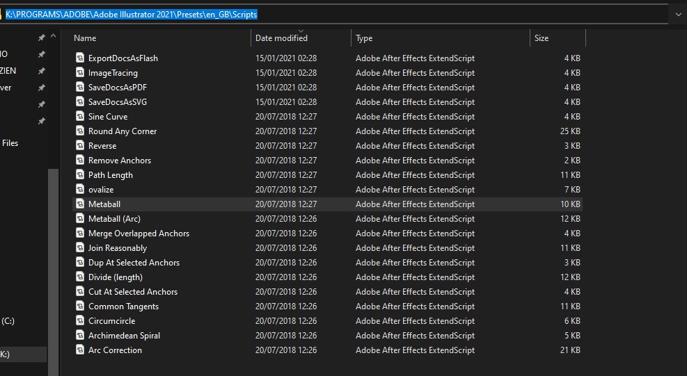 Installed Illustrator Scripts Don't Appear In The ... - Adobe Community ...
