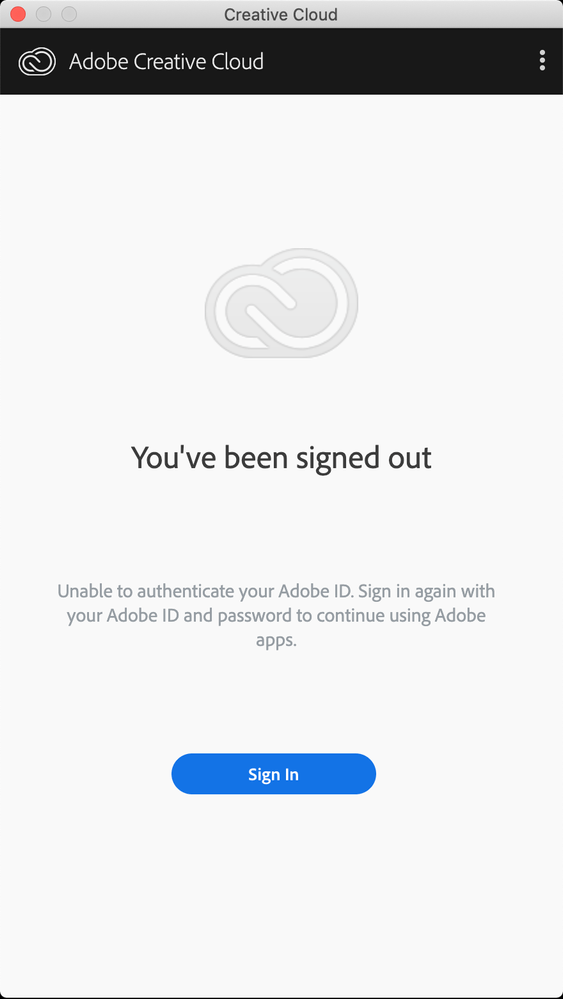 If there is any good news about this process, it's that the resolution is simple. Solved Can T Log In To My Deskop Creative Cloud Adobe Support Community 8801714