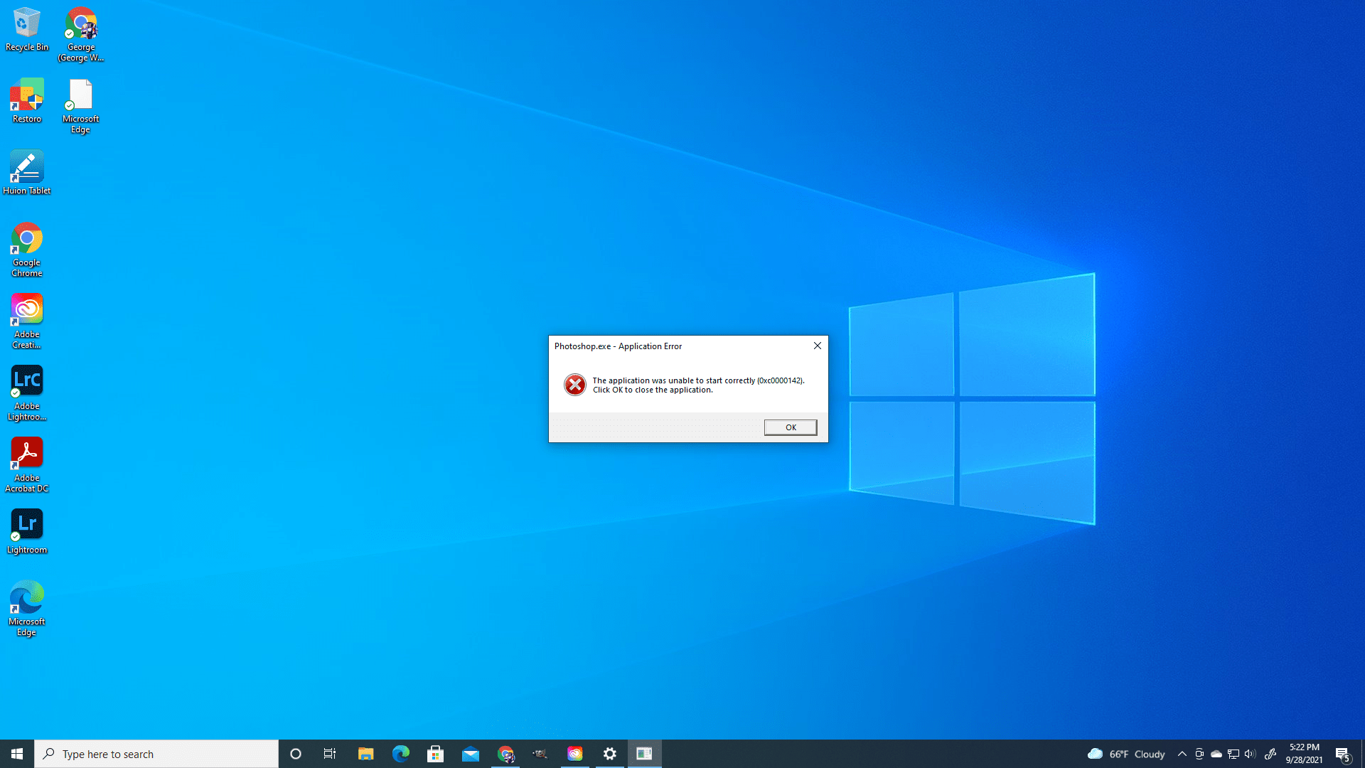 Photoshop 2021 Not Even Opening On Windows 10 Beca... - Adobe Product Community - 12410704