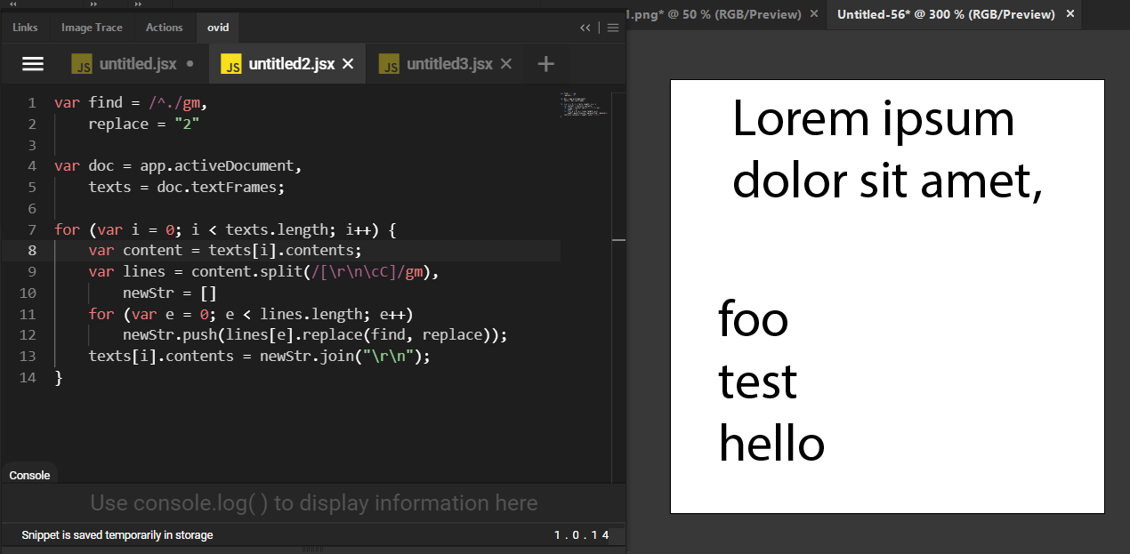 Solved: Error In Illustrator Regex Text Replace Script - Adobe Product ...