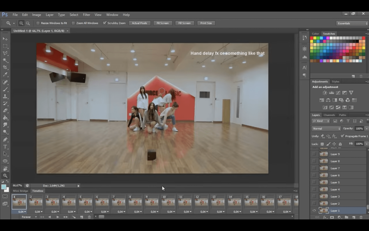 How to convert video into animation