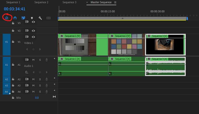 Solved: Placing A Sequence Into A The Timeline Of Another ... - Adobe ...