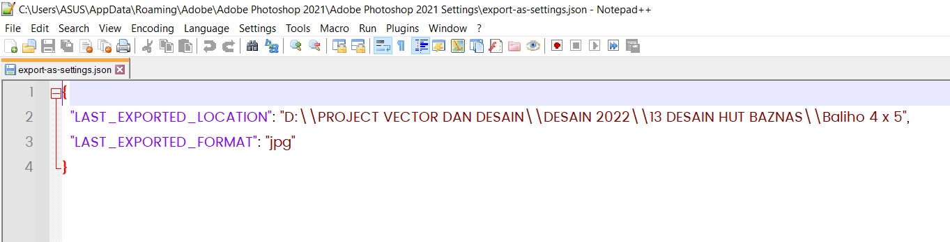 Re: Is It Possible To Reset 'Export As' Setting No... - Adobe Product ...