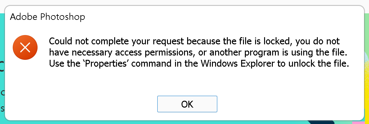 Problem With Opening Photoshop - Adobe Community - 12774804
