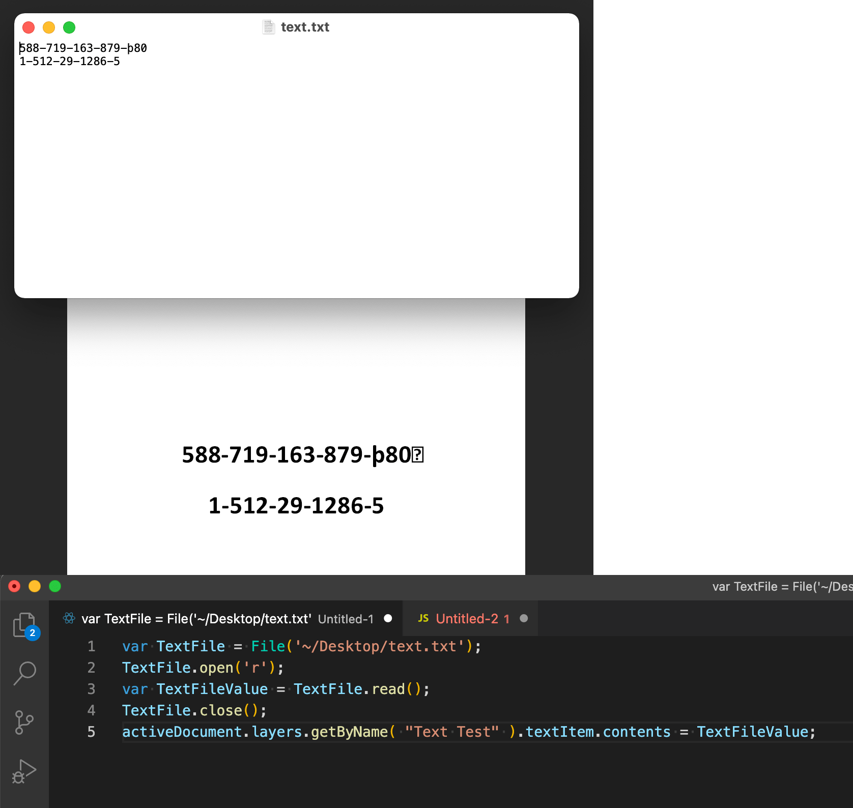 Solved: Text From CSV - Hyphens Preventing TextItem Writi... - Adobe ...