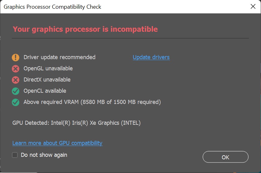Photoshop Lag And Freeze With Compatibility Issue ... - Adobe Product ...