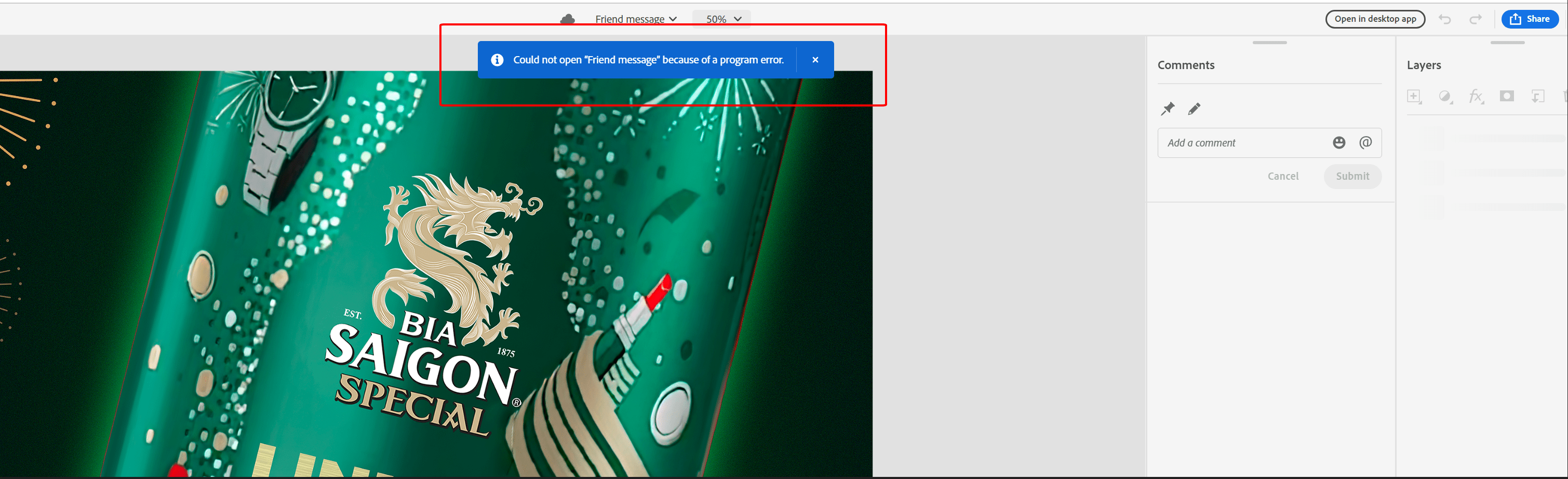 Could Not Open “file Name” Because Of A Program Er... - Adobe Product ...