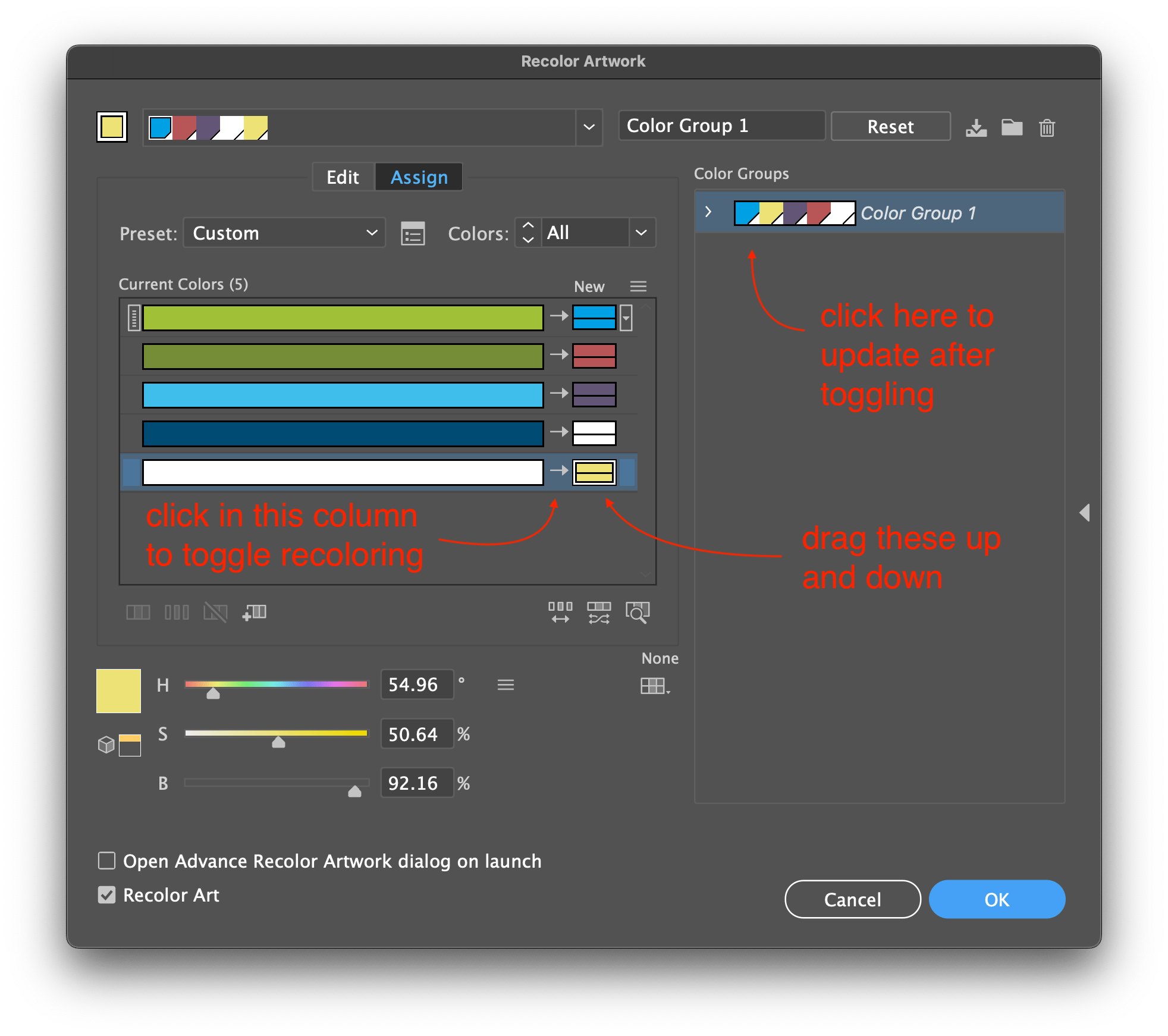 Automating Color Changes - Adobe Product Community - 13210468