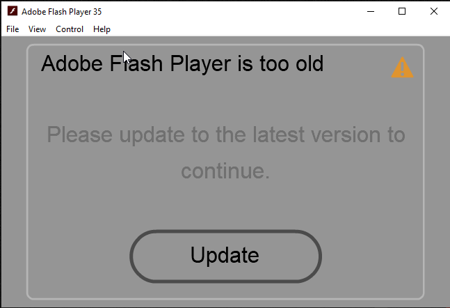 Solved: Adobe Flash Player Is Too Old Issue - Adobe Product Community ...
