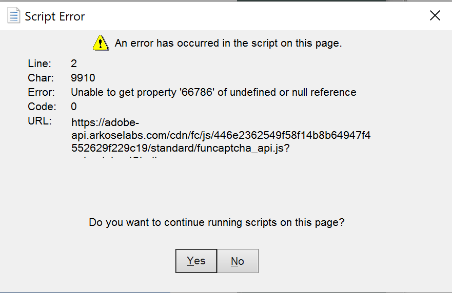 Solved: Script Error Message - Adobe Product Community - 13260654