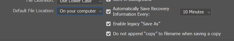 Save As... Copy? - Adobe Community - 13319145