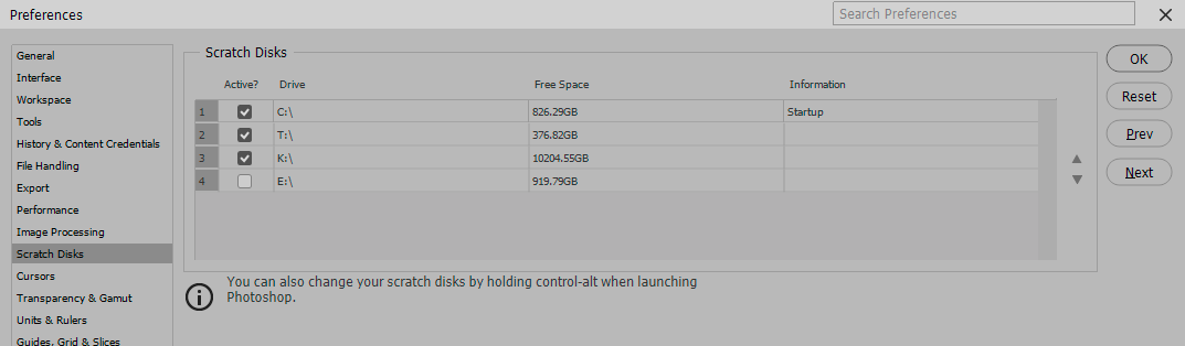 Solved: P: How To Fix Photoshop Scratch Disks Full Error? - Adobe ...
