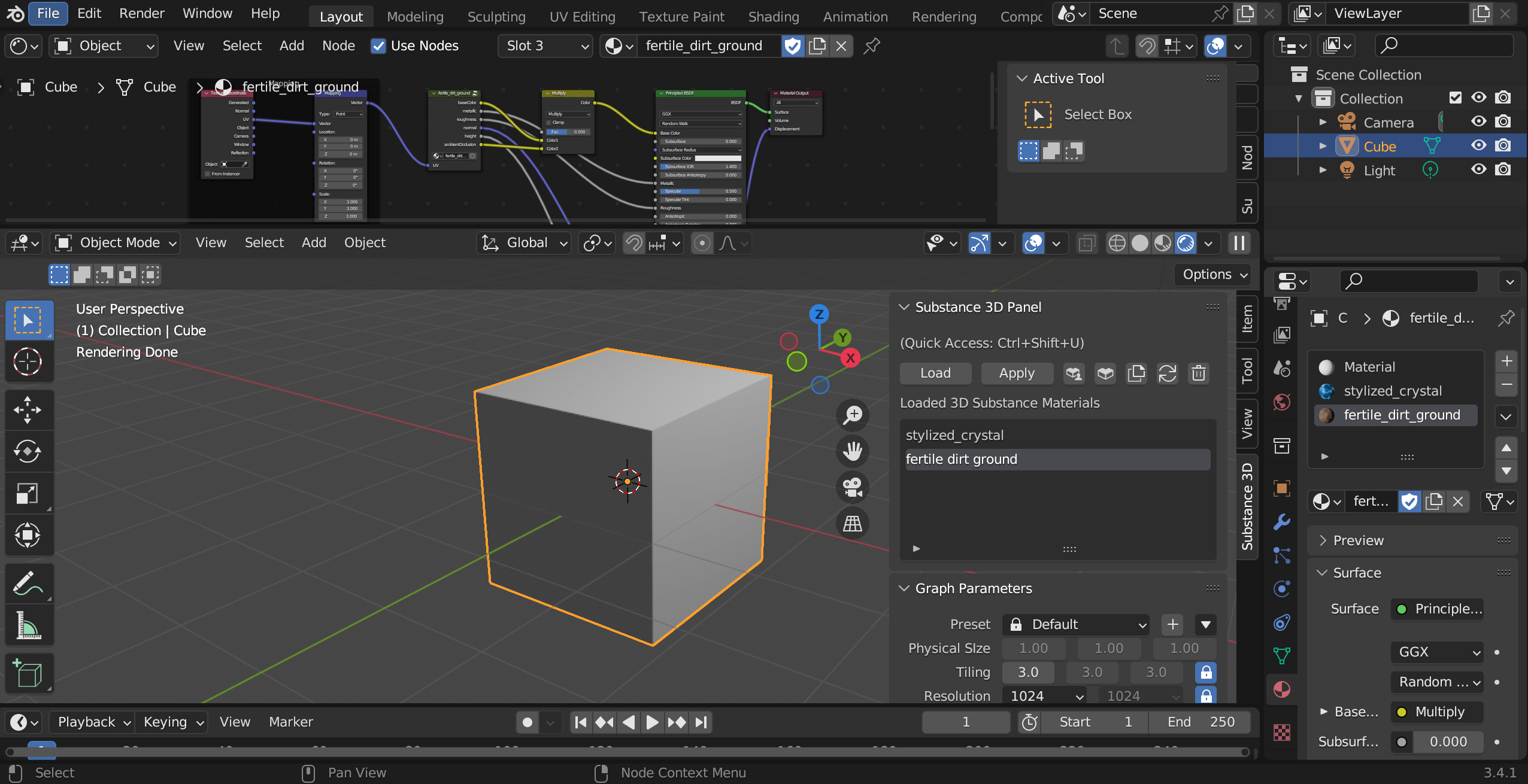 Substance 3d material not working.