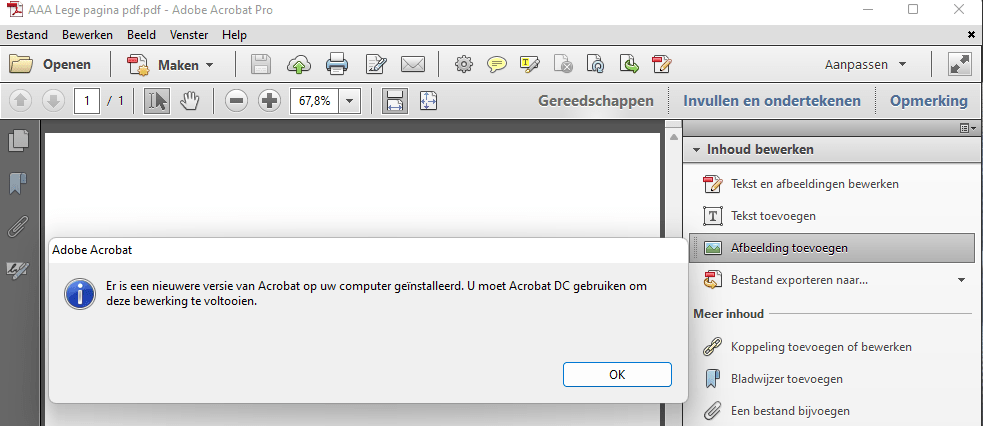 Insert Image Problem In AdobeAcrobat Pro XI Caused... - Adobe Product ...