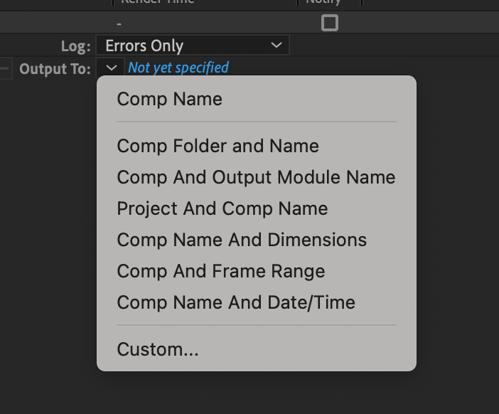 Solved: Default File Naming Issue In After Effects Render ... - Adobe ...