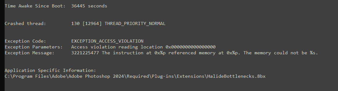Photoshop Crashes Without Warning After Moving To ... - Adobe Product ...